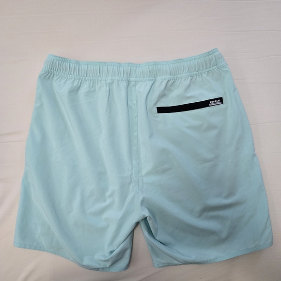 Rigs Men's Large Light Teal Swim Board Shorts EUC - Picture 3 of 4